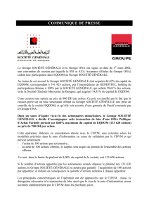 communique de presse - Société Générale Maroc