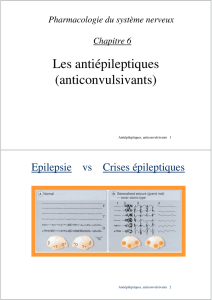 Les antiépileptiques (anticonvulsivants)