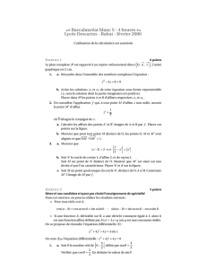 Mathematiques - 2006 - Scientifique - Bac blanc