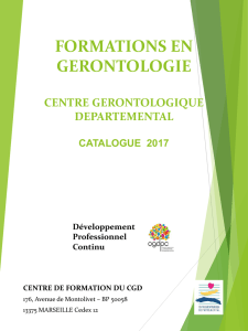 Catalogue 2017 - Centre Gérontologique Départemental