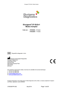 Elucigene® CF-EU2v1 Mode d`emploi