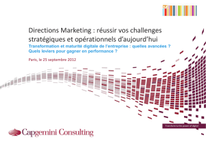 Directions Marketing : réussir vos challenges
