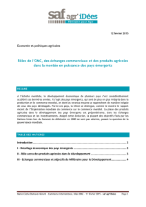 Rapport OMC commerce mondial 2014