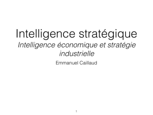 Cours EC Intelligence stratégique