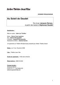 Au Soleil de Daudet - Atelier Théâtre Jean Vilar