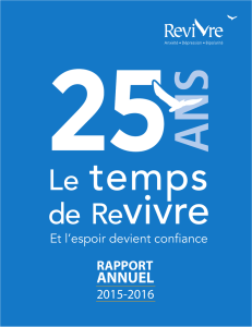 rapport annuel