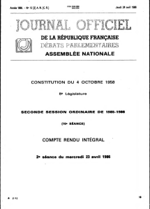 Deuxième séance - Assemblée nationale