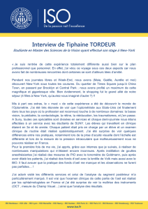 Interview de Tiphaine TORDEUR