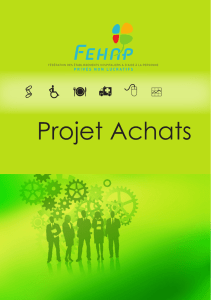 Projet Achats