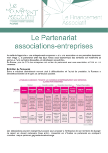 Le Partenariat associations-entreprises