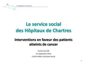 Le service Social des Hôpitaux de Chartres