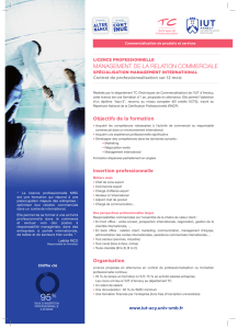 management de la relation commerciale - IUT Annecy
