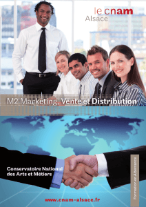 M2 Marketing, Vente et Distribution