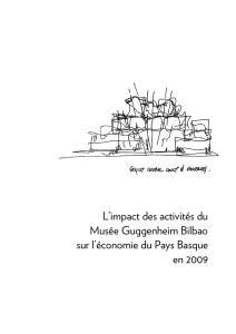 L`impact des activités du Musée Guggenheim Bilbao sur l`économie
