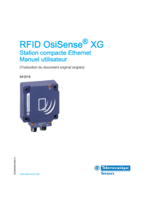 RFID OsiSense® XG - Station compacte Ethernet