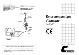 Rotor automatique d`antenne