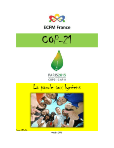 COP-21 - Combattre la Faim et la Malnutrition