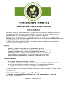 Annona Muricata ( Corossol ) - Herbal D-tox