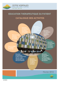 Education thérapeutique du patient