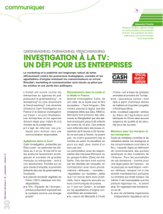 investigation à la tv : un défi pour les entreprises