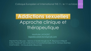 Addictions sexuelles - Colloque ATHS Biarritz
