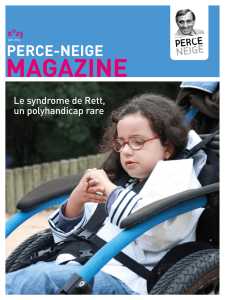 Magazine juin 2015 Le syndrome de Rett, un - Perce