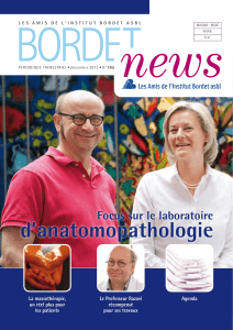 d`anatomopathologie - Amis Institut Bordet