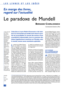 Le paradoxe de Mundell - Institut de l`entreprise