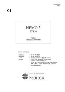 NEMO 3 - PROTEOR Aides Electroniques