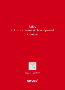 in Luxury Business Development Genève