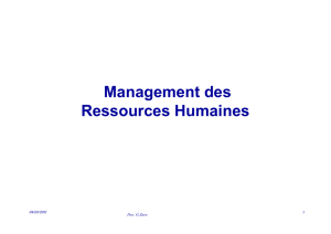 Management des RH - Res Homini Consulting