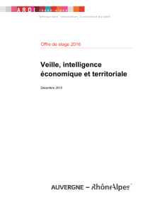 Veille, intelligence économique et territoriale - ARDI Rhône