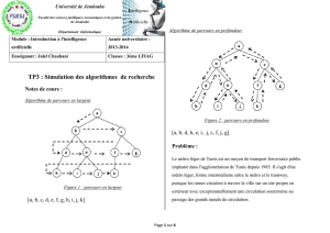 TP3 : Simulation des algorithmes de recherche Université de