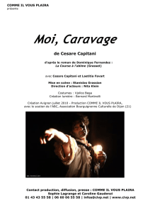 Moi, Caravage - Espaces Culturels