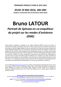 Bruno LATOUR - Université Paris 8