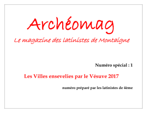 Le magazine des latinistes de Montaigne