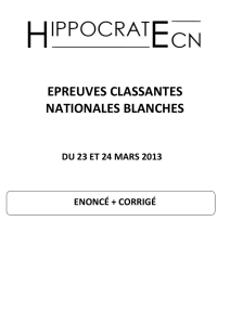 CN blanches mars 2013 Énoncé + Corrigé - HIPPO-ECNI