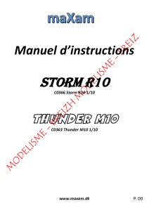 maxam storm r10 - Breizh Modélisme