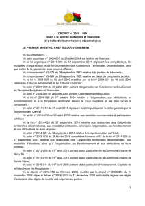 Decret n° 2015 – 959 - Trésor Public Malagasy