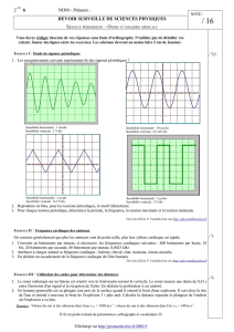DS 7 - Seconde - Physique - Chimie