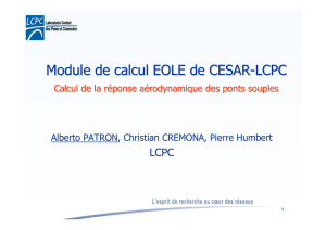 Module de calcul EOLE de CESAR-LCPC