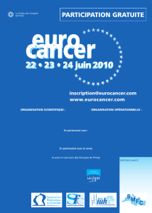 Eurocancer 2010 [PDF - 2.9 Mo]