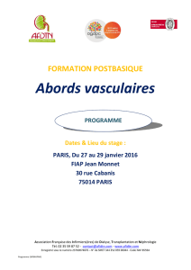 Abords vasculaires
