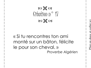 citations - proverbes