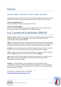 Soncas Les 5 points de la méthode SONCAS