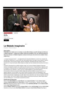 Le Malade imaginaire - Théâtre de Cornouaille