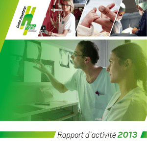 Activité hospitalière - Centre Hospitalier de Pontoise