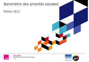 Baromètre des priorités sociales 2012