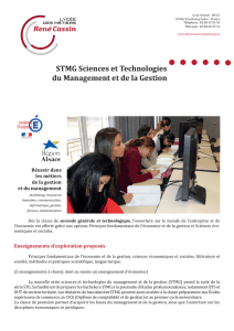 STMG Sciences et Technologies du Management et de la Gestion