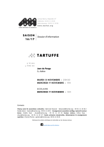 TARTUFFE - Théâtre Le Merlan